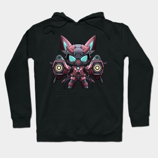 The Tiny Titan - Chibi Batman Robot Hoodie